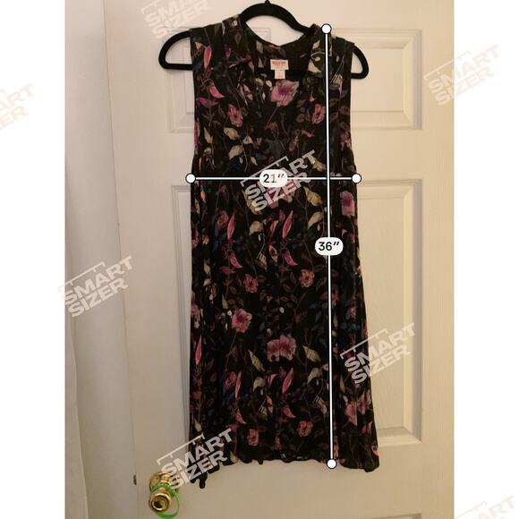 Floral Mossimo Dress Size Large - Picture 3 of 4
